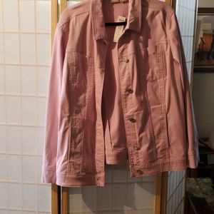 Lavender Denim Jacket